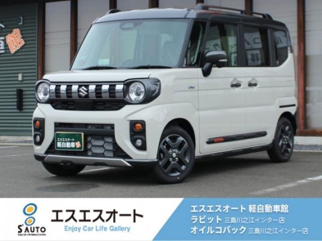 スズキ スペーシアギア 660 ハイブリッド XZ 届出済未使用車・保証あり・禁煙車・衝突軽写真1枚目 スズキ スペーシアギア 660 ハイブリッド XZ 届出済未使用車・保証あり・禁煙車・衝突軽写真1枚目