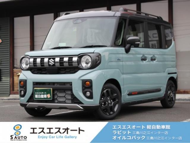 スズキ スペーシアギア 660 ハイブリッド XZ 届出済未使用車・禁煙車・保証あり・衝突軽写真1枚目 スズキ スペーシアギア 660 ハイブリッド XZ 届出済未使用車・禁煙車・保証あり・衝突軽写真1枚目