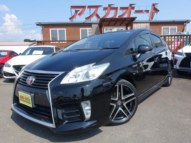トヨタ プリウス 1.8 L AIMGAINエアロ&18AW 8型SDナビ フルセグ写真1枚目 トヨタ プリウス 1.8 L AIMGAINエアロ&18AW 8型SDナビ フルセグ写真1枚目
