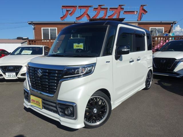 スズキ スペーシア 660 カスタム ハイブリッド XSターボ 走行15300km LOXARNY16AW ナビTVBカメラ写真1枚目 スズキ スペーシア 660 カスタム ハイブリッド XSターボ 走行15300km LOXARNY16AW ナビTVBカメラ写真1枚目