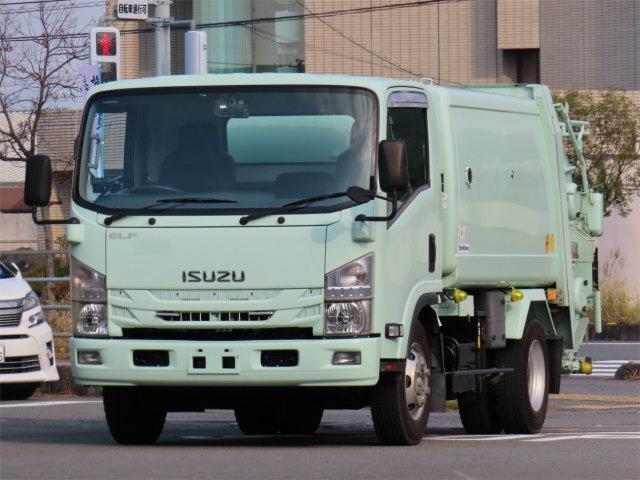 いすゞ エルフトラック 3.25t ワイド 巻込パッカー 新明和6.8立米写真1枚目 いすゞ エルフトラック 3.25t ワイド 巻込パッカー 新明和6.8立米写真1枚目