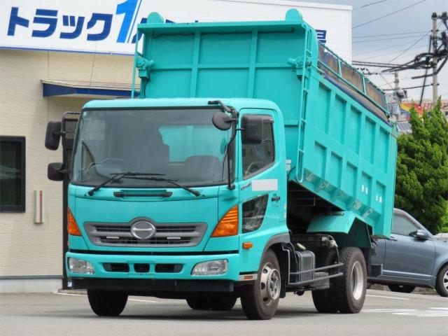 日野 ヒノレンジャー 3.6t 土砂禁ダンプ 内寸-長341x幅200x高119写真1枚目 日野 ヒノレンジャー 3.6t 土砂禁ダンプ 内寸-長341x幅200x高119写真1枚目