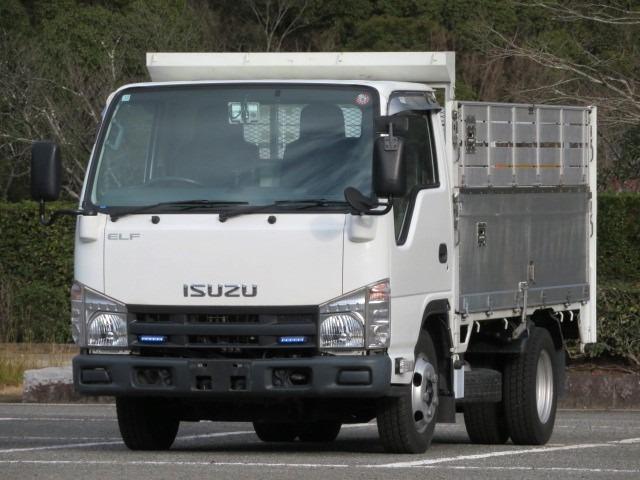 いすゞ エルフトラック 2t 全低床 10尺 アルミブロック 内寸-長311x幅161x高63+45写真1枚目 いすゞ エルフトラック 2t 全低床 10尺 アルミブロック 内寸-長311x幅161x高63+45写真1枚目