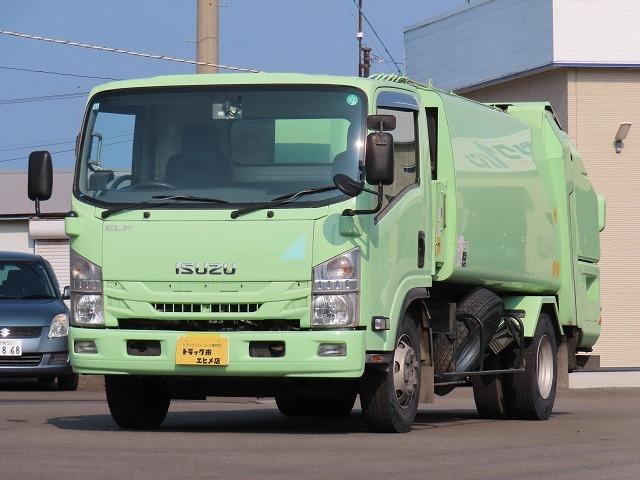 いすゞ エルフトラック 3.1t ワイド 巻込パッカー モリタ7.2立米写真1枚目 いすゞ エルフトラック 3.1t ワイド 巻込パッカー モリタ7.2立米写真1枚目