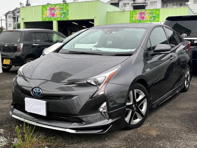トヨタ プリウス 1.8 A プレミアム ツーリングセレクション LEDヘッドライト シートヒーター 純正ナビ写真1枚目 トヨタ プリウス 1.8 A プレミアム ツーリングセレクション LEDヘッドライト シートヒーター 純正ナビ写真1枚目