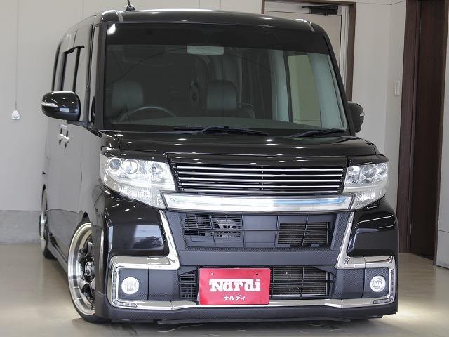 ダイハツ タント 660 カスタム RS ナビ・ETC・車高調・後席モニター写真1枚目