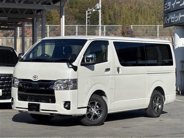 トヨタ ハイエースバン 2.8 スーパーGL ダークプライムII ロングボディ ディーゼルターボ カロ9型ナビ+パノラマビュー+両側電動ス写真1枚目 トヨタ ハイエースバン 2.8 スーパーGL ダークプライムII ロングボディ ディーゼルターボ カロ9型ナビ+パノラマビュー+両側電動ス写真1枚目