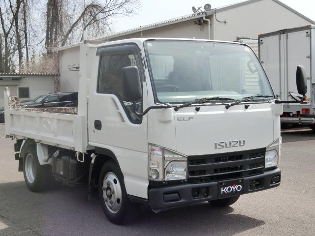 いすゞ エルフトラック ダンプ/3t積/6MT/全低床/新明和/ダム式テールゲート/坂道発進補助/4JJ1写真1枚目 いすゞ エルフトラック ダンプ/3t積/6MT/全低床/新明和/ダム式テールゲート/坂道発進補助/4JJ1写真1枚目
