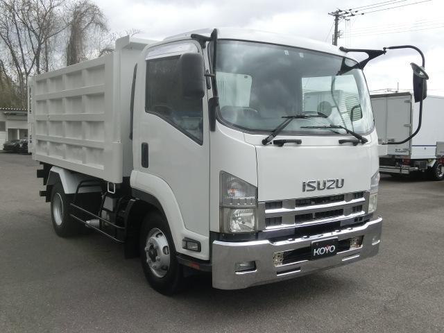 いすゞ イスズフォワード 深ダンプ/土砂禁/3.3t積/6MT/新明和/内寸L340×W205×H127cm/車検付/リア観音開き写真1枚目 いすゞ イスズフォワード 深ダンプ/土砂禁/3.3t積/6MT/新明和/内寸L340×W205×H127cm/車検付/リア観音開き写真1枚目