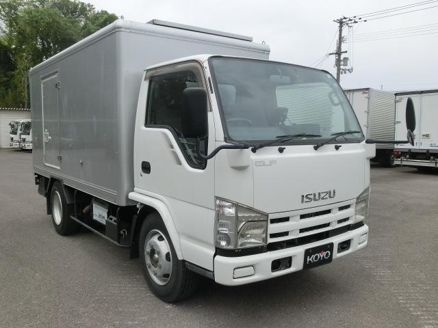 いすゞ エルフトラック 電源車/MEIDEN製/三菱製別ディーゼルエンジン/6MT/60Hz/社外ナビ写真1枚目 いすゞ エルフトラック 電源車/MEIDEN製/三菱製別ディーゼルエンジン/6MT/60Hz/社外ナビ写真1枚目