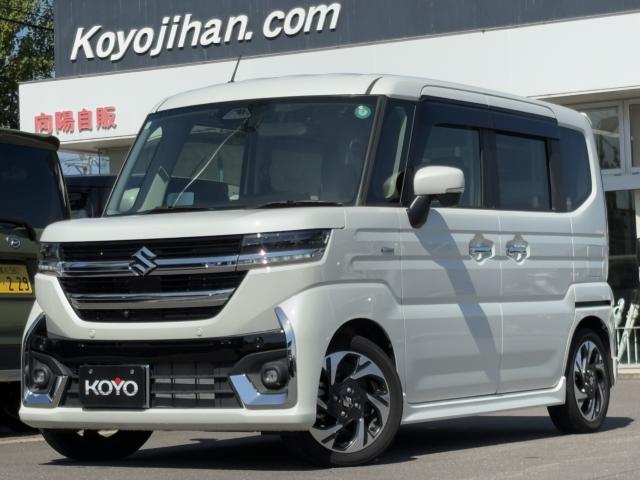 スズキ スペーシア ハイブリッドXS ターボ/買取直販/純正9型メモリーナビ/ハーフレザーシート/全方囲モニター/CHUD/両側パワスラ写真1枚目 スズキ スペーシア ハイブリッドXS ターボ/買取直販/純正9型メモリーナビ/ハーフレザーシート/全方囲モニター/CHUD/両側パワスラ写真1枚目