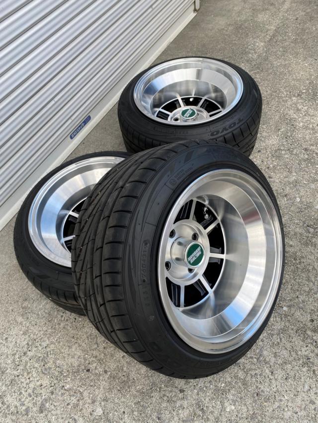 タイヤ＆ホイールセット 旧車 ハヤシレーシング 超深リム 14AW