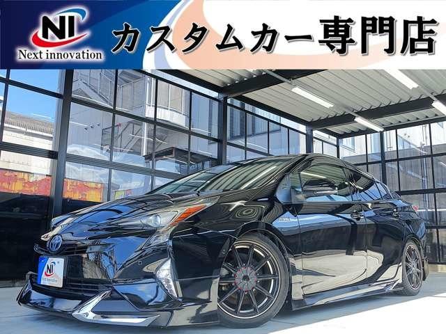 トヨタ プリウス 1．8 S セーフティ プラス TSS・新品車高調・社外17AW