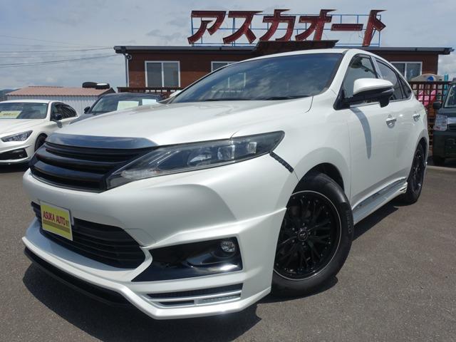 ハリアー2．0 エレガンス サンルーフ M＇zSPEEDエアロ 9型ナビTV 18AW