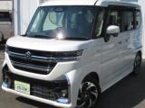 スペーシア カスタムハイブリッドXS 届出済未使用車 8インチ