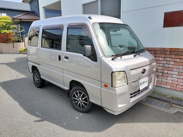 平成15年 スバル サンバー バン VB 4WD! 車検令和５年１０月まで! 機関 ...