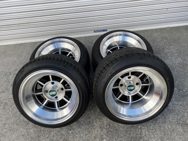 買換応援トスコ 4本セット タイヤ付き 14×8J -18 PCD114.3 4H マテリアルカラー 225/40R14 CP2000 深リム 送料無料 沖縄発送不可 ■ ラジアルタイヤ